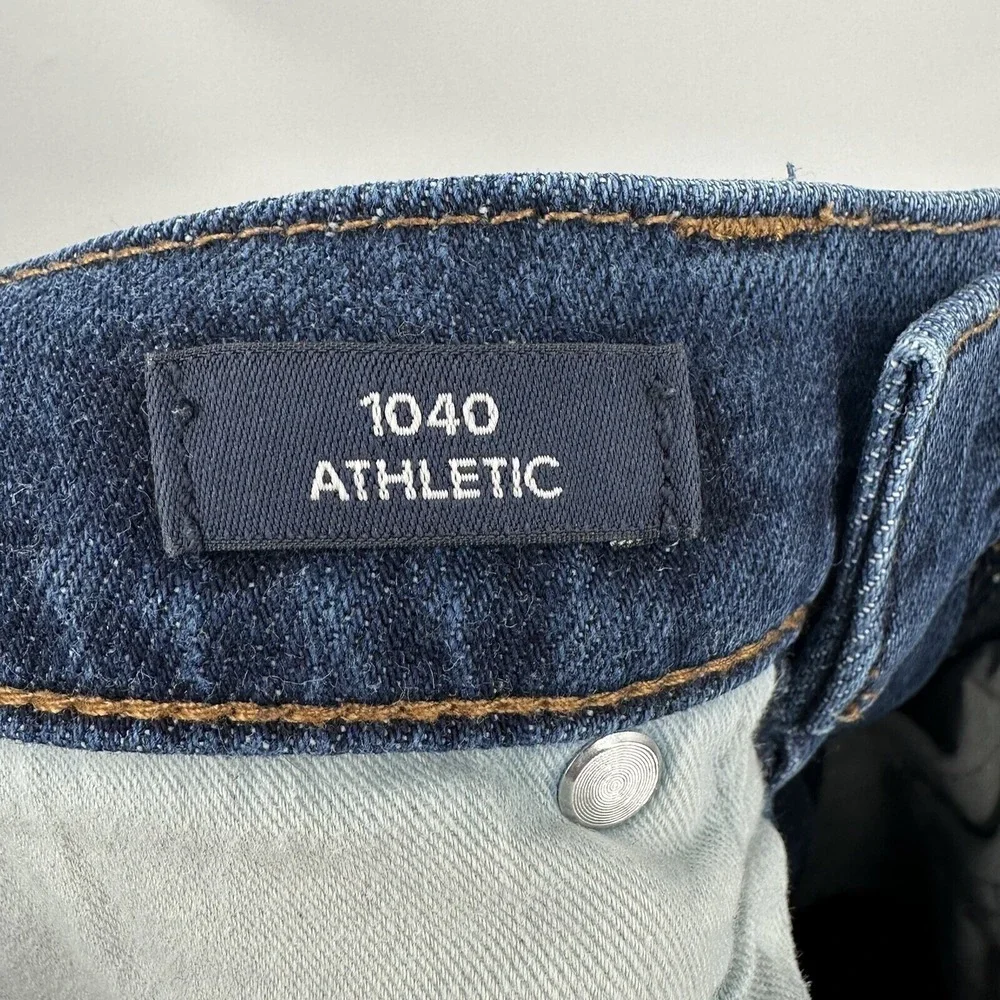 J.Crew 1040 Athletic Fit Jeans Mens 30x32 Dark Wash Indigo Stretch Denim Pants